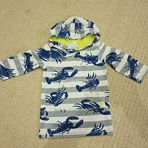 GUC Mini Boden Boys Toweling Cover Up - Lobsters